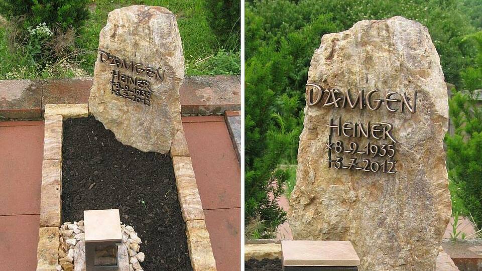 Denkmal und Brockeneinfassung